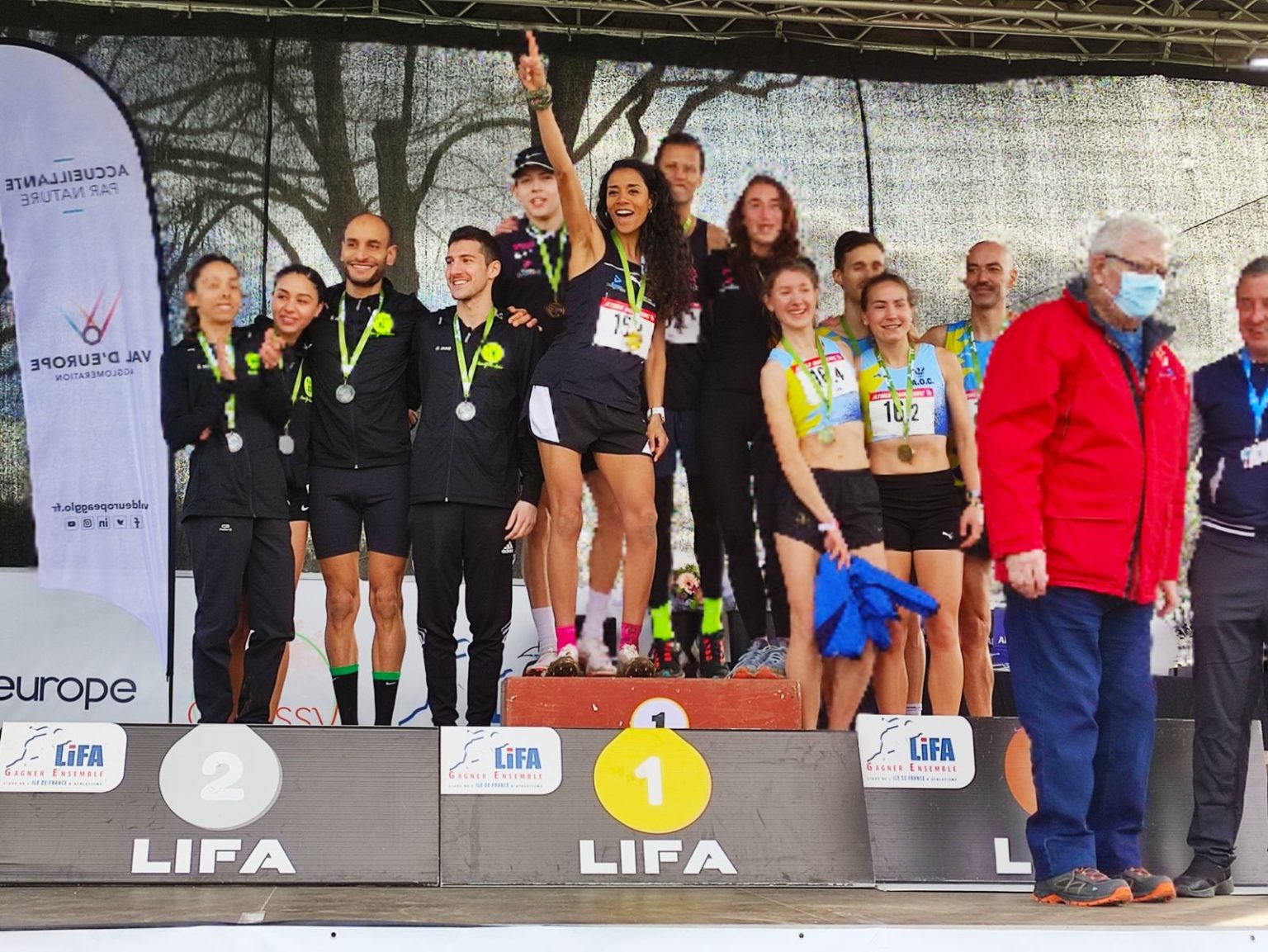 Championnats d’Île de France de crosscountry rafales de résultats pour le Racing Multi Athlon