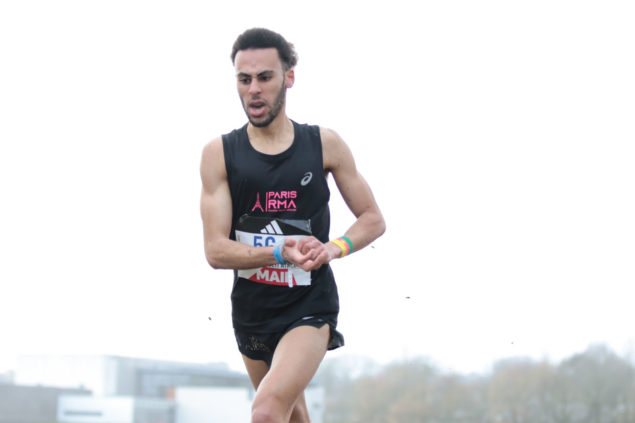 Téo-Rubens Banini vice-champion de France de cross espoir. Pépite noir et rose.