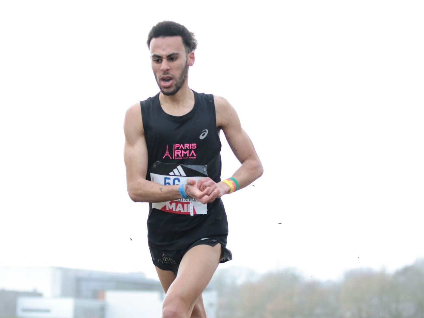 Téo-Rubens Banini vice-champion de France de cross espoir. Pépite noir et rose.