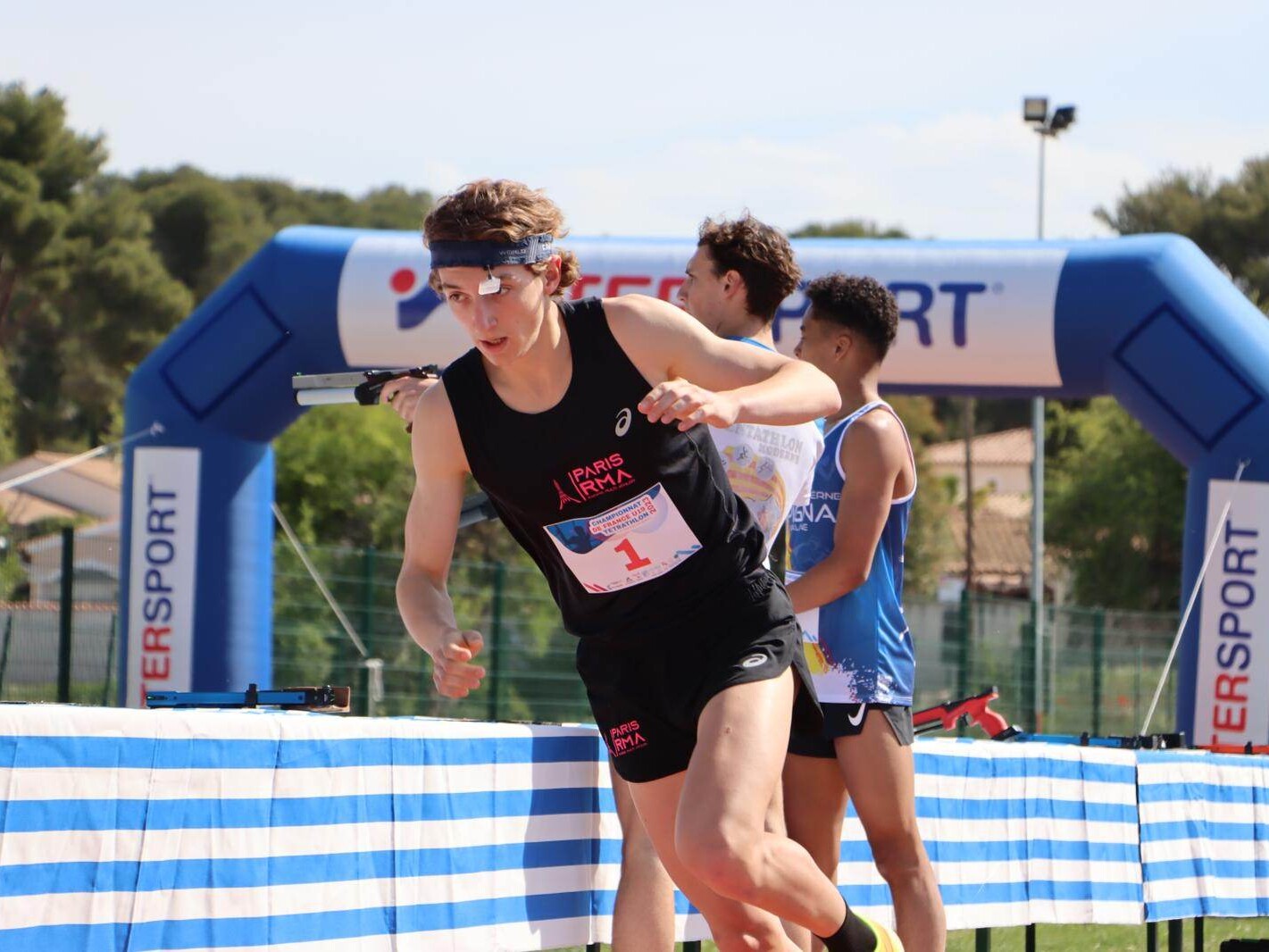 Florent Schoen courant vers le titre de champion de France