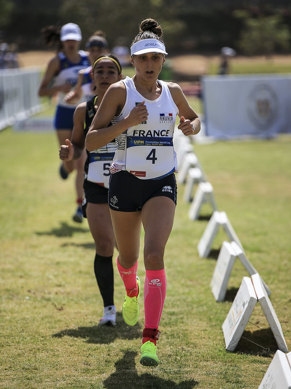 Marie Oteiza en plein combiné